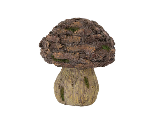 Terrastyle Brown Mushroom Garden ornament (H)21cm (R331)