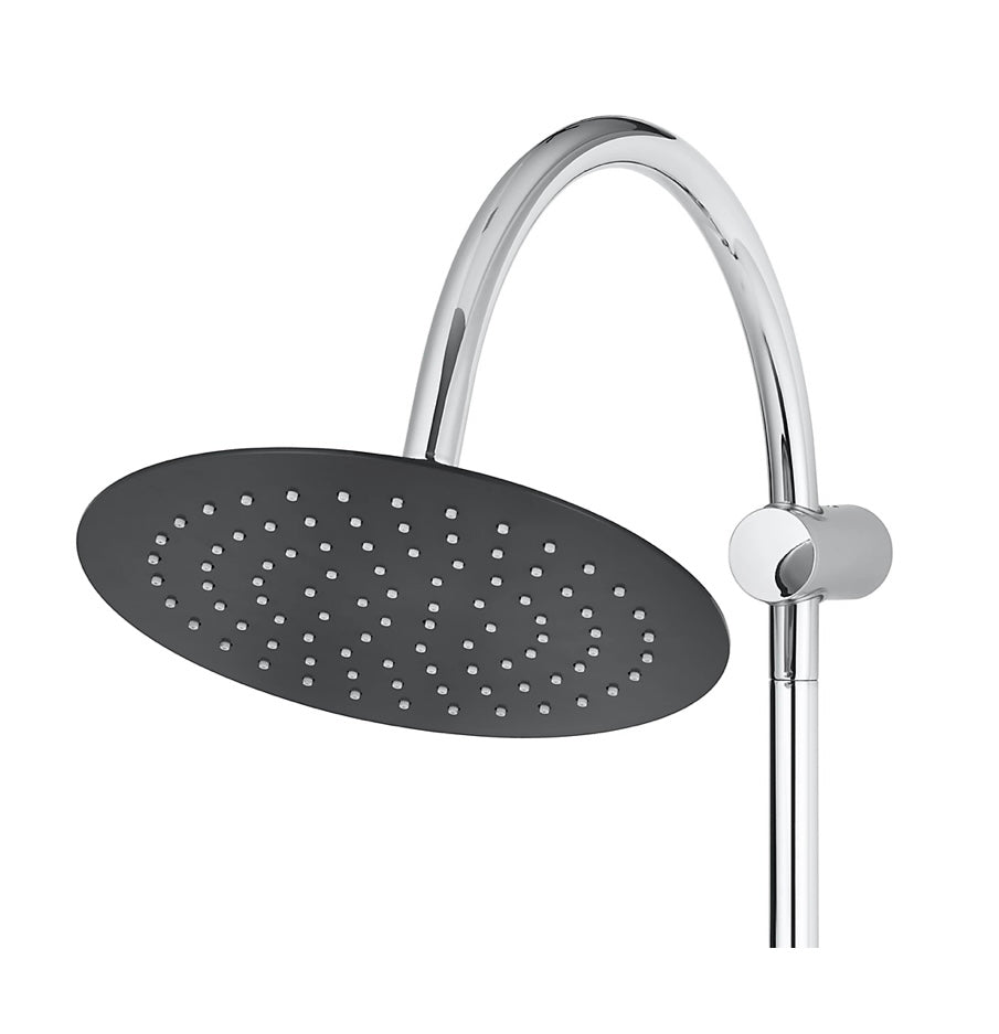 GoodHome Blyth Wall-mounted Diverter Shower kit with 2 shower heads (S622)