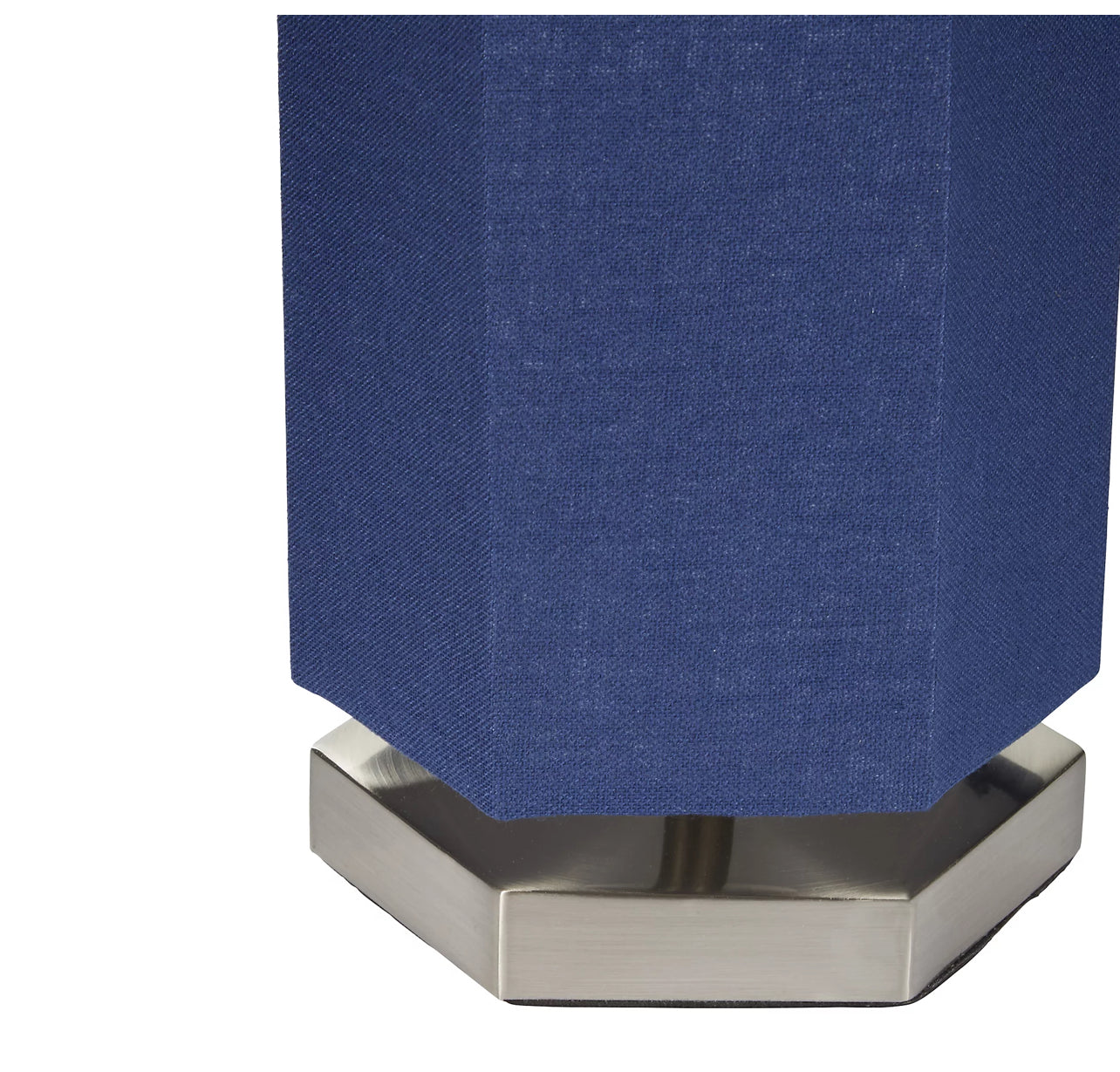 Zia Hexagon Navy Integrated LED Table lamp (R434)