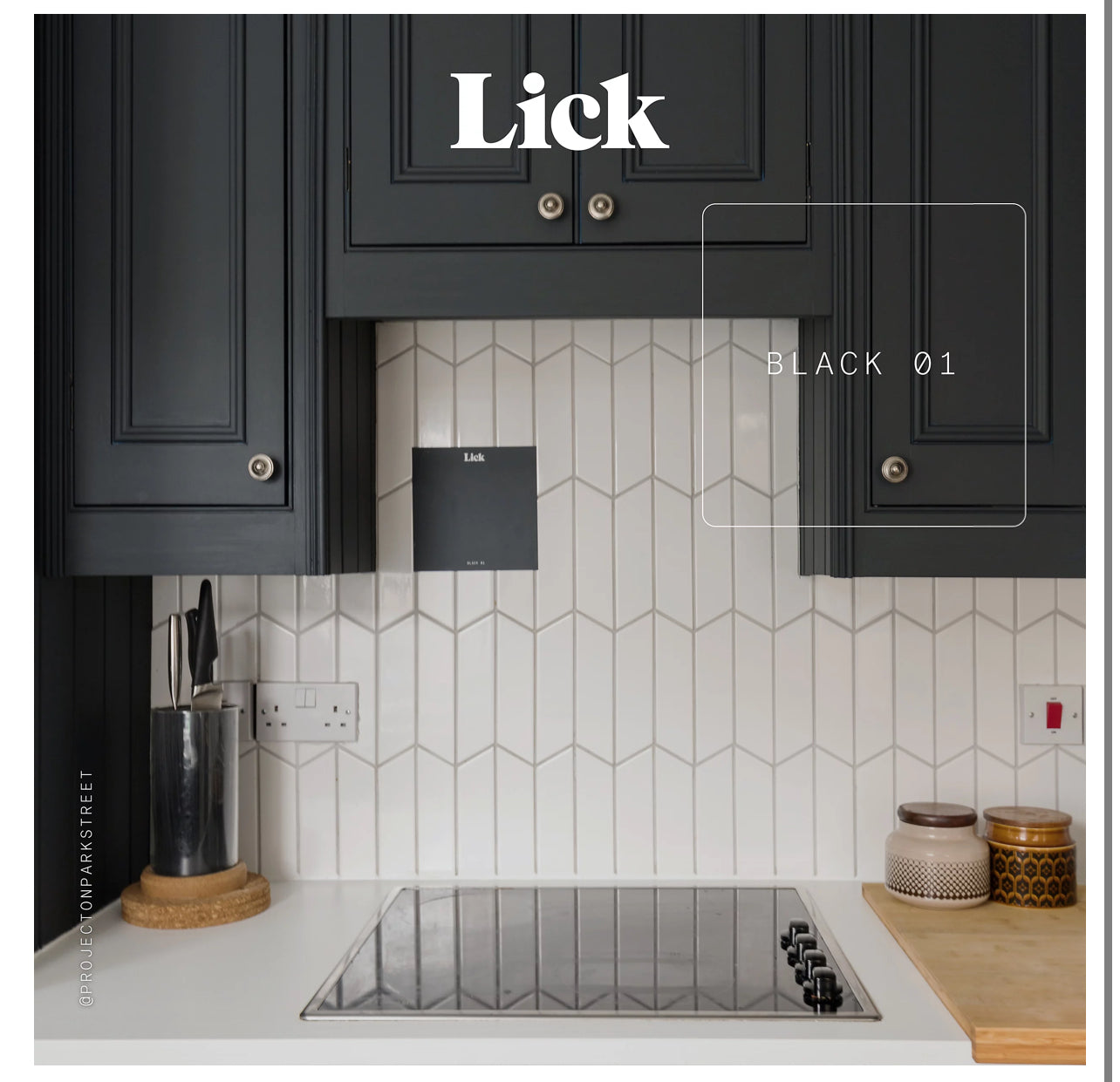 Lick Black 01 Matt Emulsion paint, 2.5L (R340)