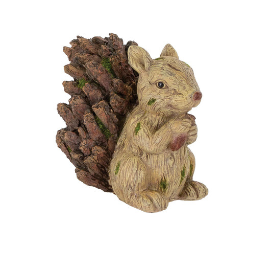 Terrastyle Brown Squirrel Garden ornament (H)21.5cm (R330)