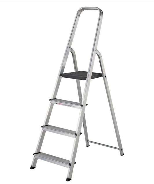 WERNER STEPLADDER 4 TREAD HIGH HANDRAIL (R204)