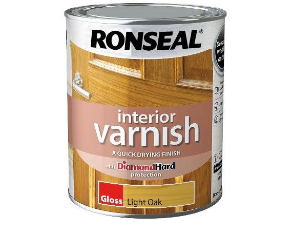 Ronseal Oak Gloss Skirting Wood varnish, 750ml (S574) (A*)