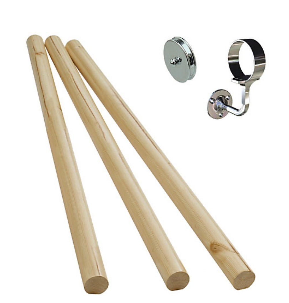 Richard Burbidge Trademark Pine Handrail kit, (L)3.6m (S649)