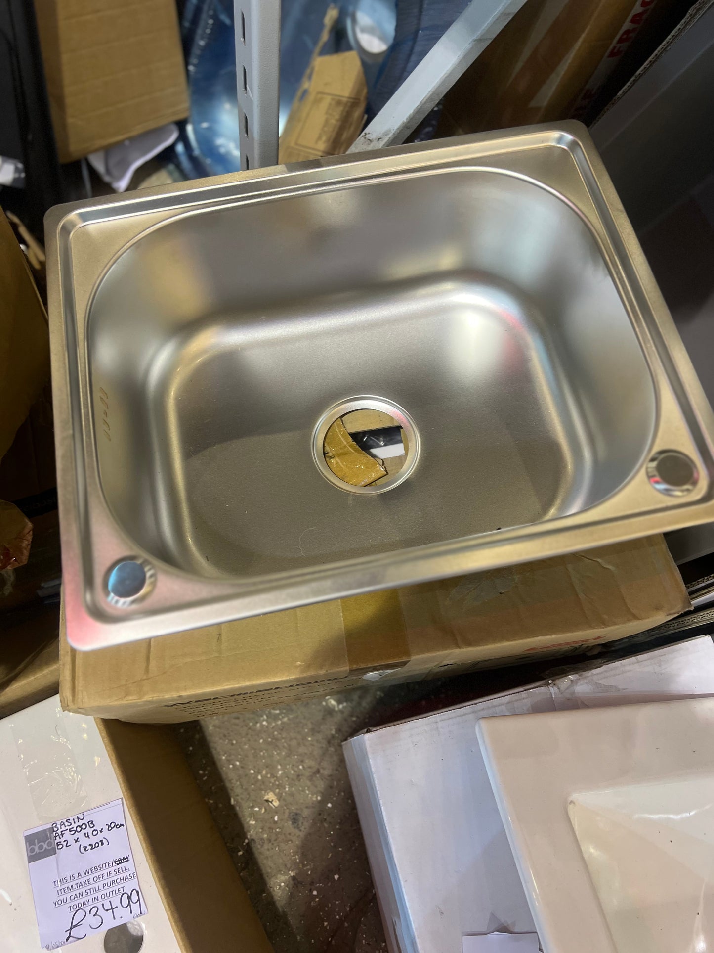 Kitchen Sink A102031 56x46x27cm (R209)