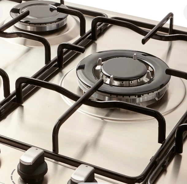 Cooke & Lewis GASUIT5 (W)75cm Gas Hob - Inox (S695)