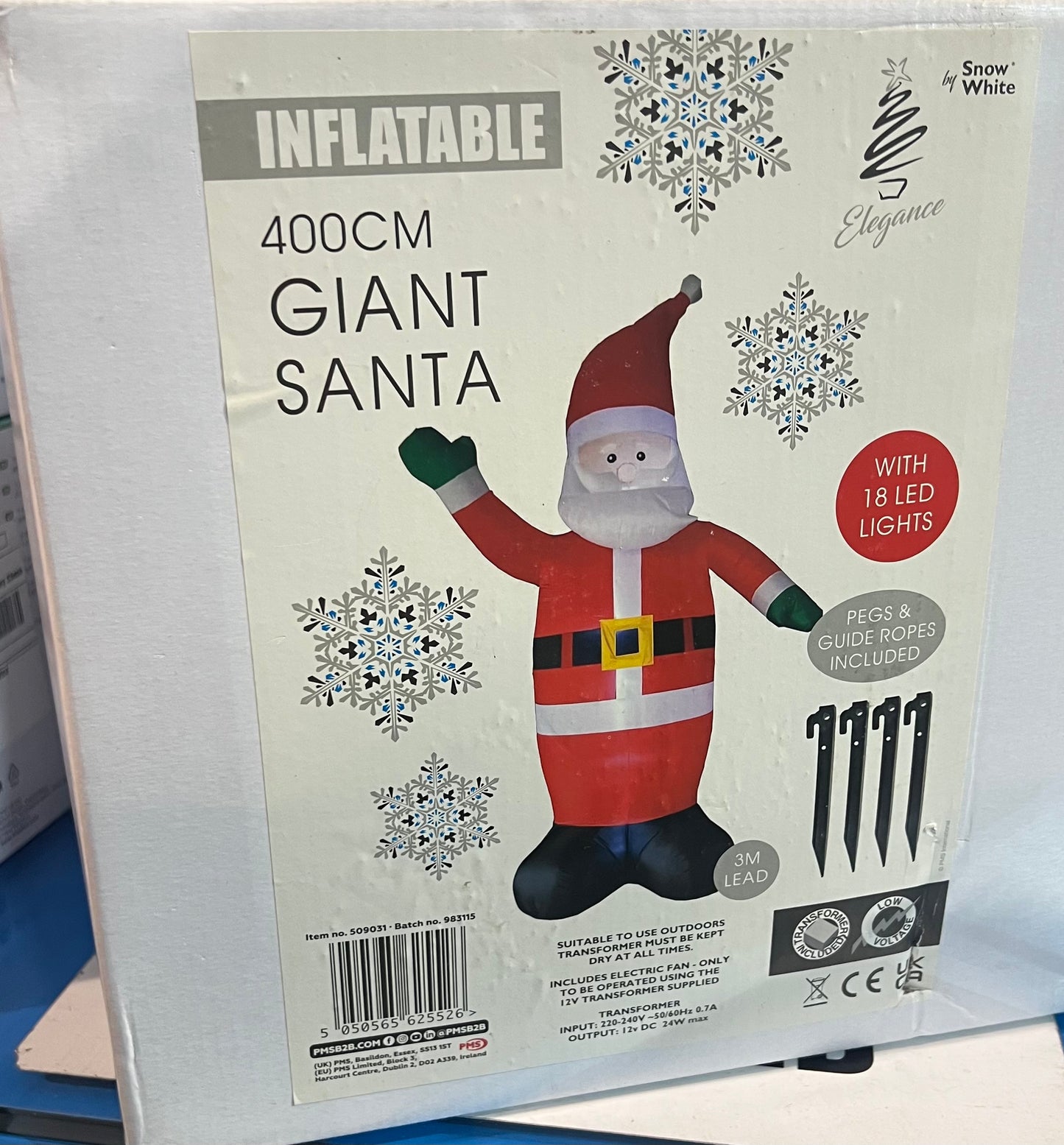 4m Giant Inflatable Santa (R430)