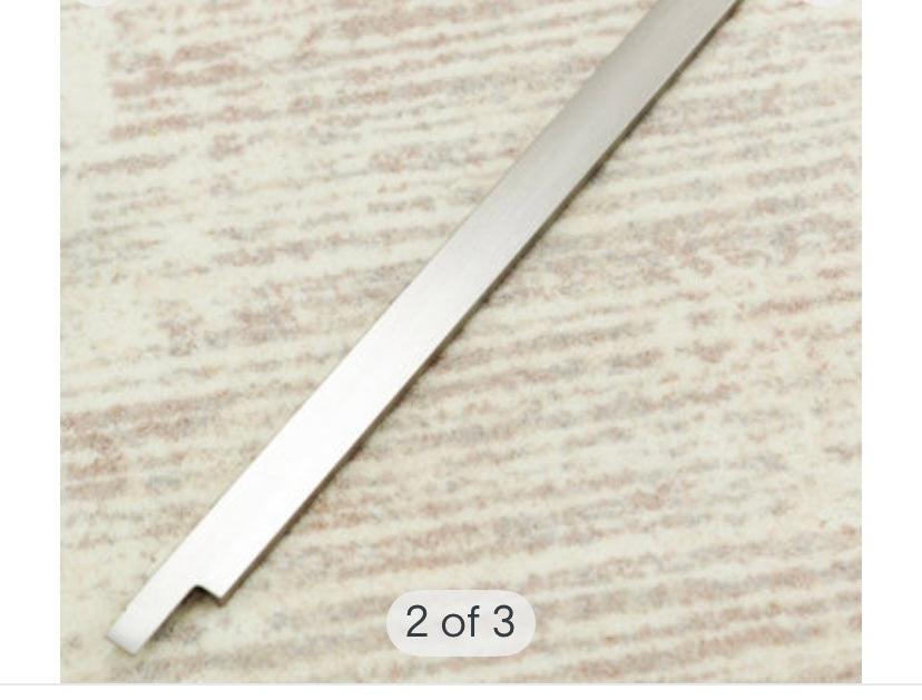 Brushed Nickel 1196mm Cabinet Profile Handle Cupboard Door Drawer Trim Pull (S570)