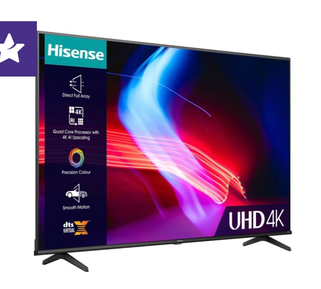 HISENSE 50A6KTUK 50" Smart 4K Ultra HD HDR LED TV (S634)