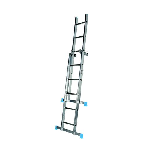 Mac Allister 3-way Aluminium Combination Ladder (R269)