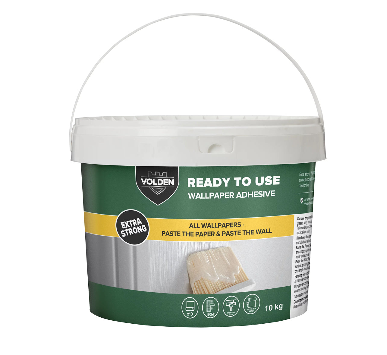 Volden Ready mixed Wallpaper Adhesive 10kg - 10 rolls (R276)