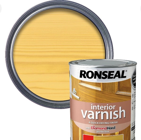 Ronseal Oak Gloss Skirting Wood varnish, 750ml (S574) (A*)