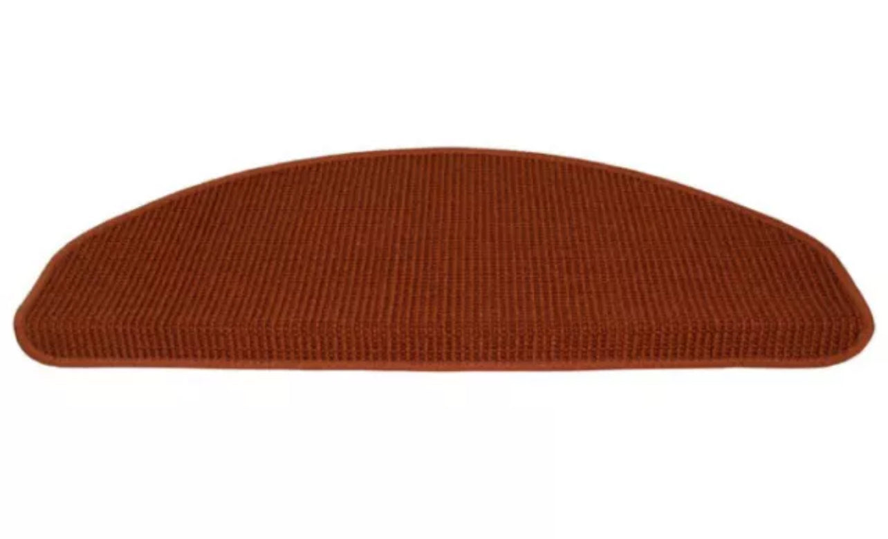 Stair Tread Carpet Semi Circle Orange -for one Tread Only (R421) (I)