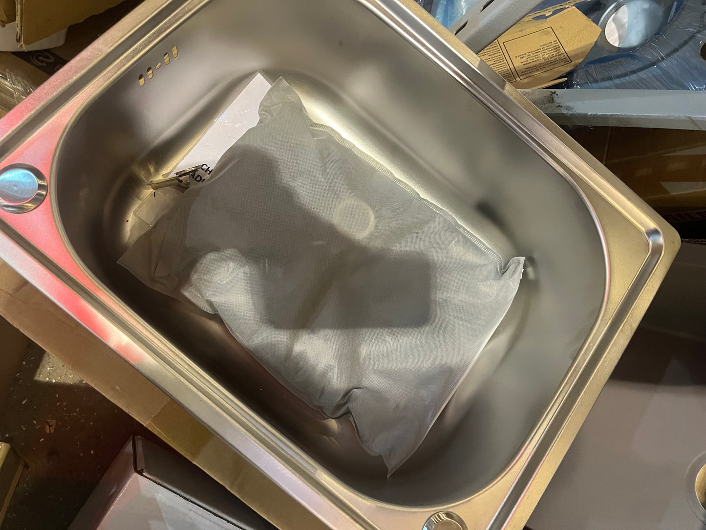 Stainless Steel Square Bathroom Basin (S246)