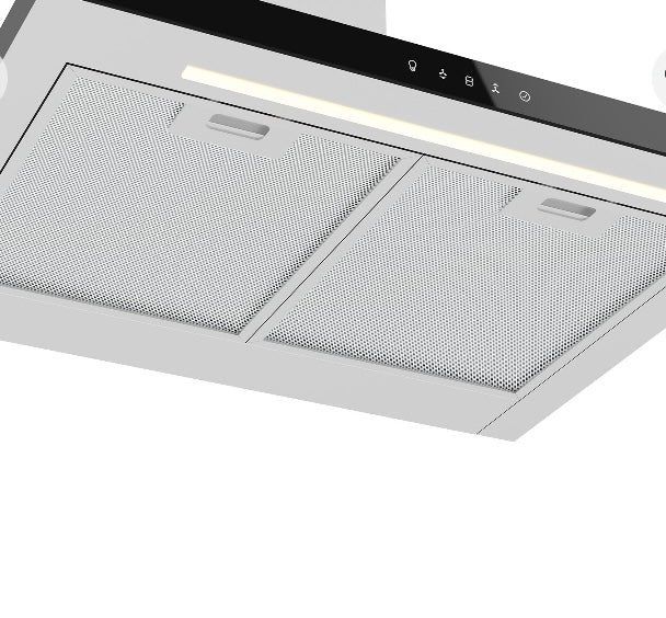 GoodHome LinkSense GHCH60LKSS Glass Chimney Cooker hood (S694)