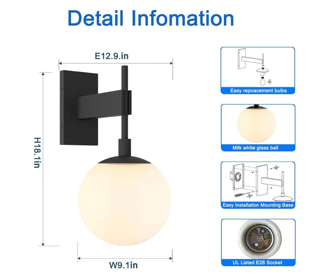 Hyunbae Outdoor Wall Light, 18” (S652)