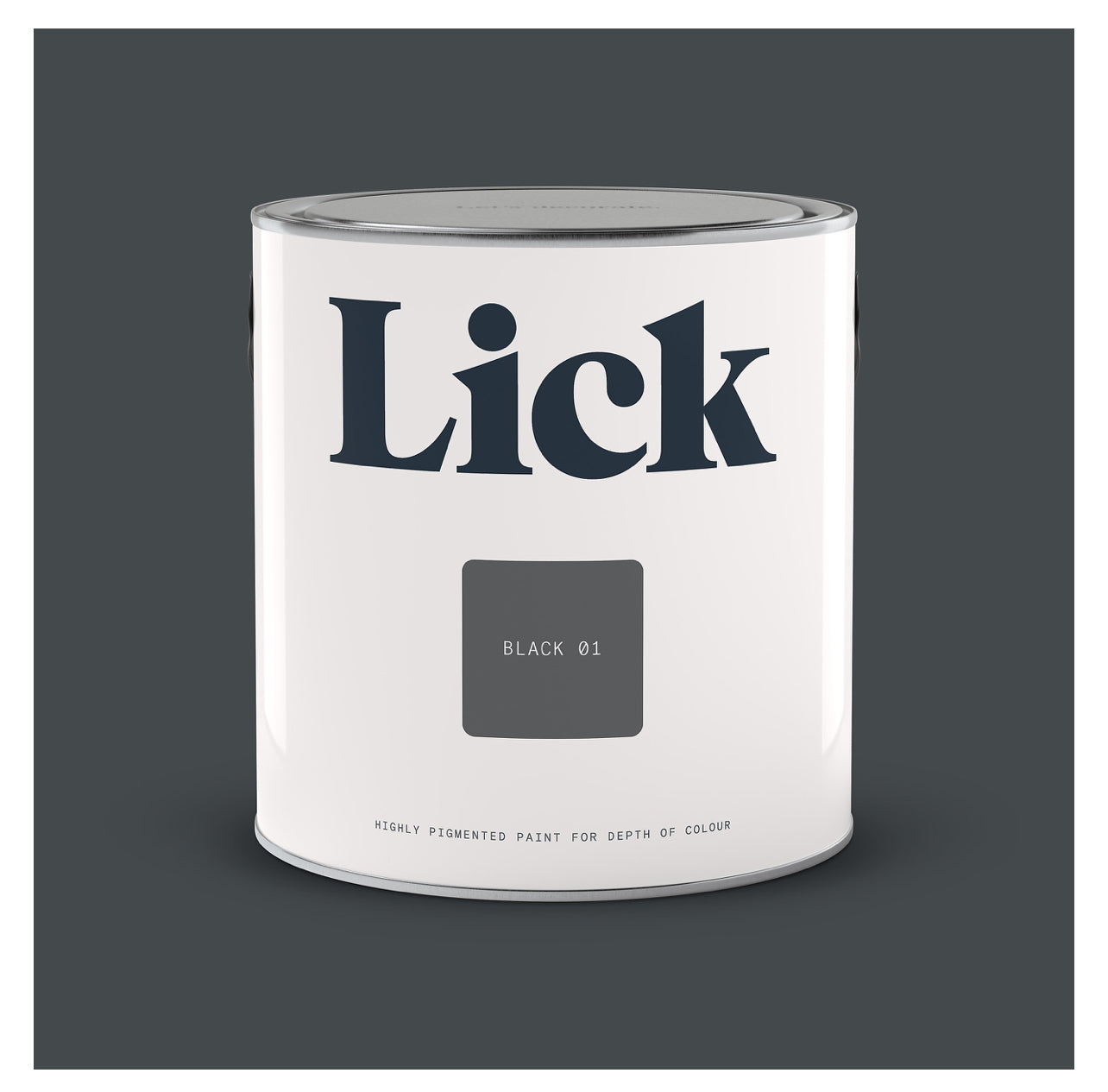 Lick Black 01 Matt Emulsion paint, 2.5L (R340)