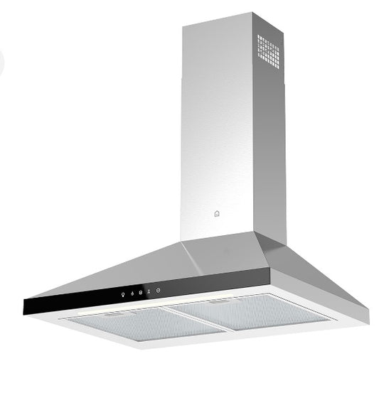 GoodHome LinkSense GHCH60LKSS Glass Chimney Cooker hood (S694)