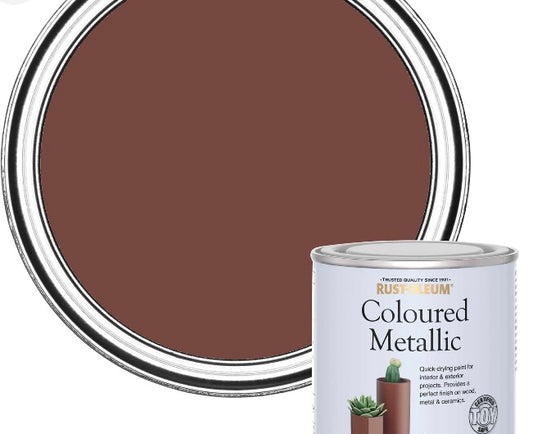 Rust-Oleum Copper Metallic effect Mid sheen Multi-surface Topcoat Special effect paint, 250ml (S593) (A*)