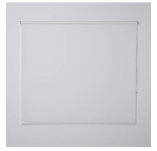 Halo Corded White Plain Daylight Roller Blind (W)160cm (L)180cm (S762)