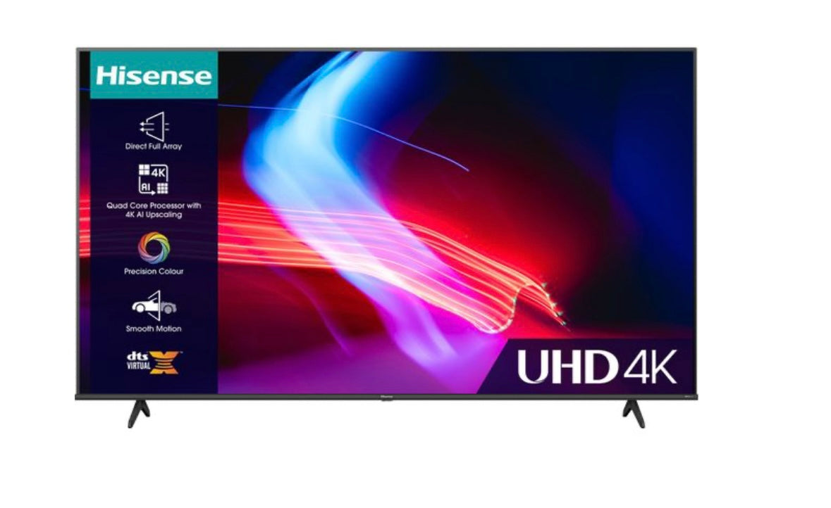 HISENSE 43A6KTUK 43" Smart 4K Ultra HD HDR LED TV (S633)