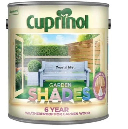 Cuprinol Garden shades Coastal mist Matt Exterior Wood paint, 2.5L (S473)