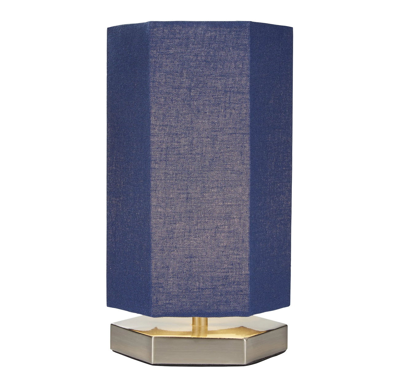 Zia Hexagon Navy Integrated LED Table lamp (R434)