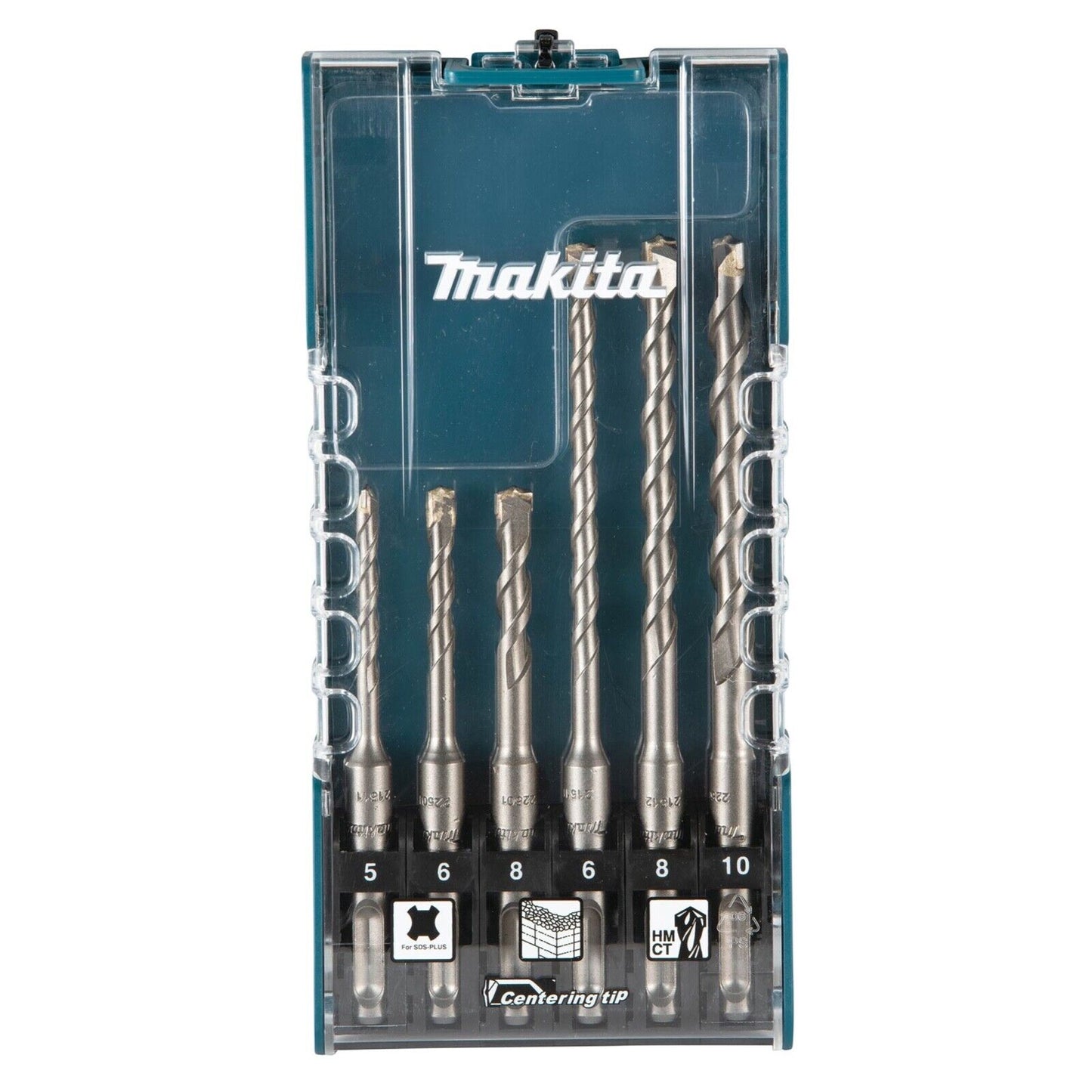 Makita E-15730 6Pcs SDS Plus TCT Drill Bit Set (R129) (H)