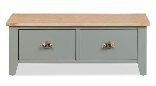 Sloane Grey Coffee Table With Drawers (R249) S