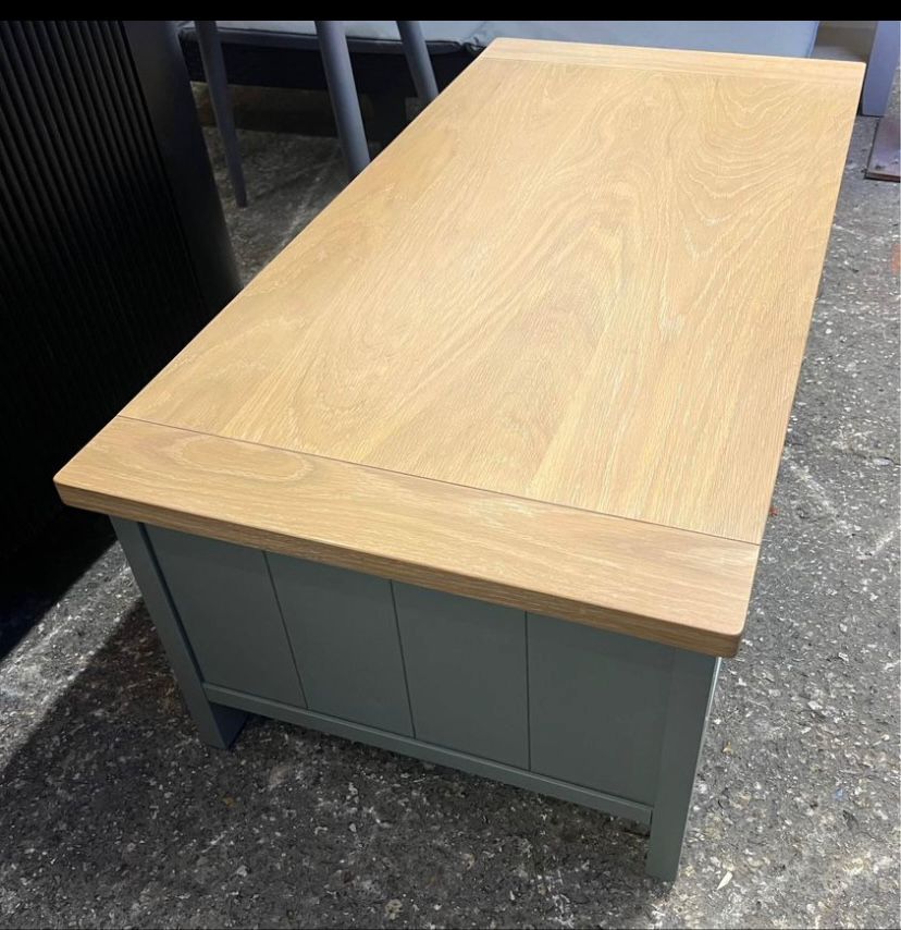 Sloane Grey Coffee Table With Drawers (R249) S