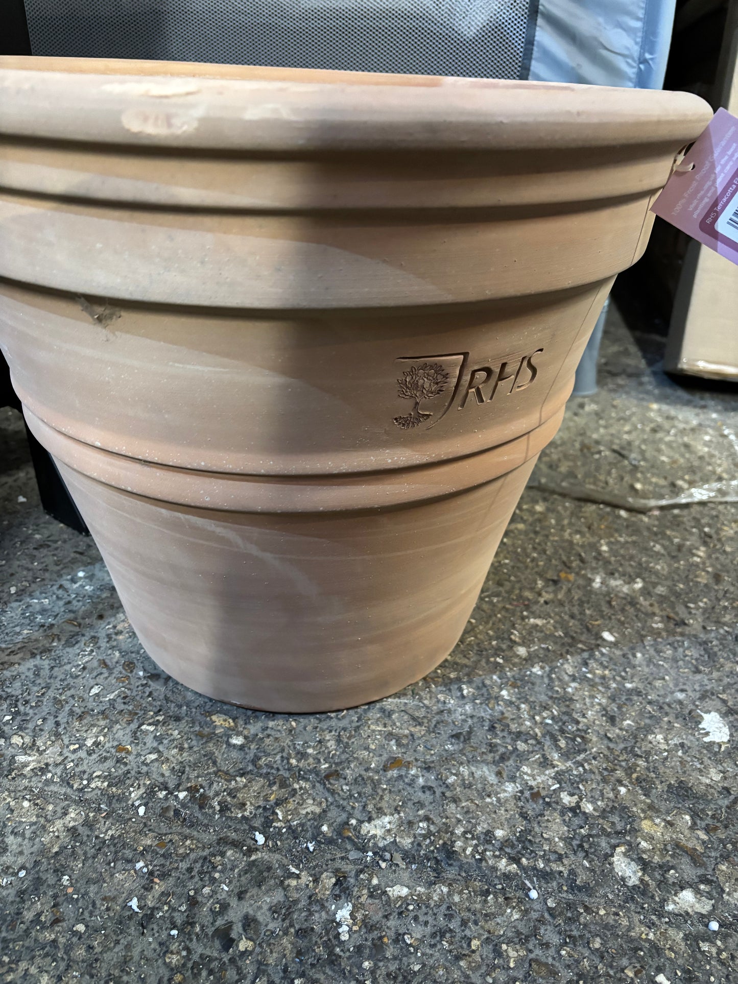 RHS terracotta flower pot (S654)