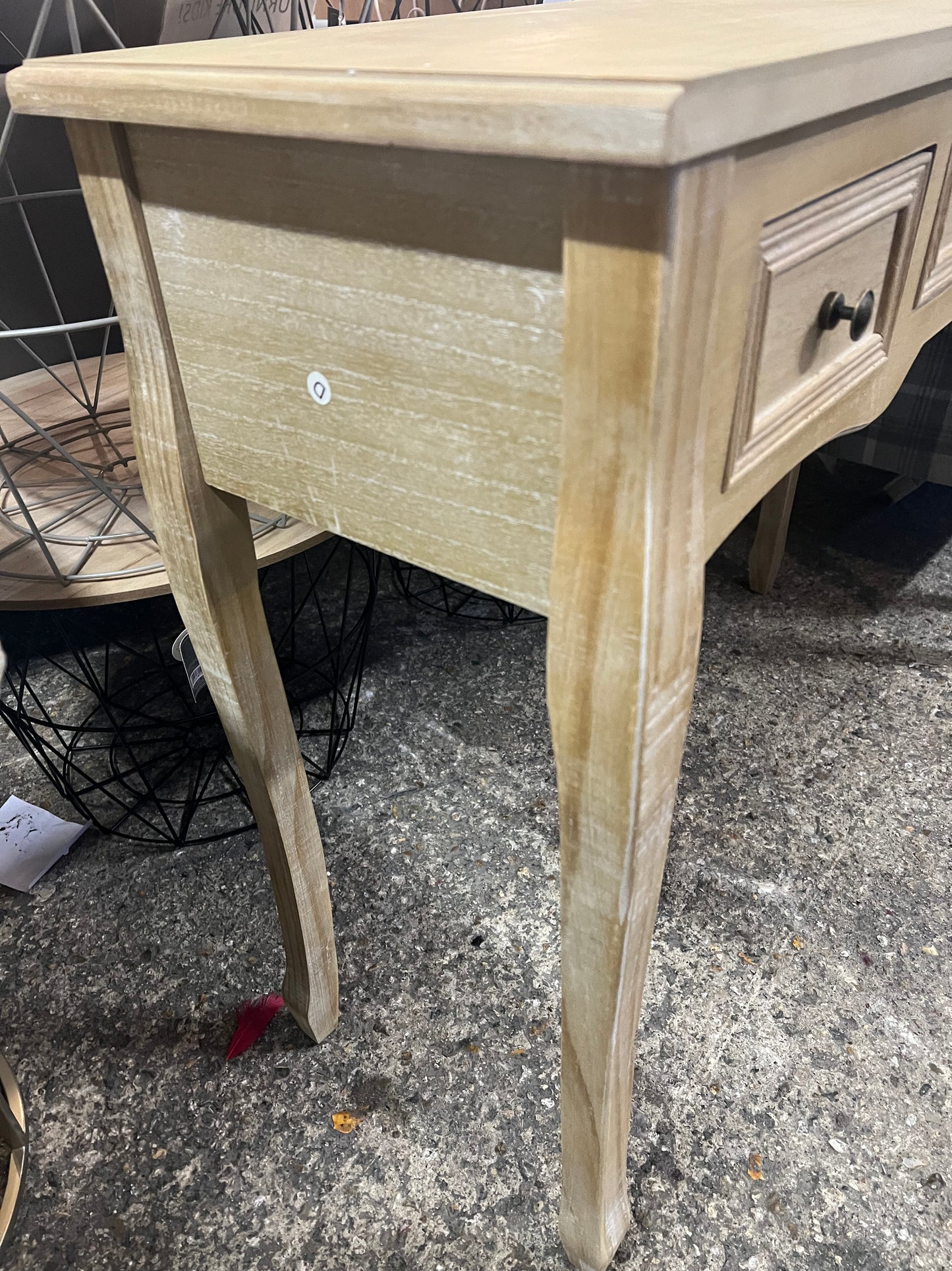 Berkfield Dressing Console Table with Three Drawers White (B6)