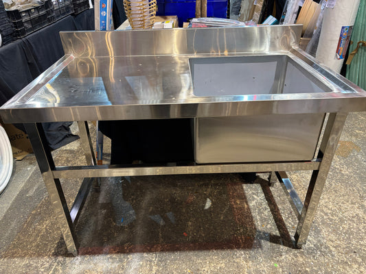 Commercial Kitchen Sink Single Bowl (S671)