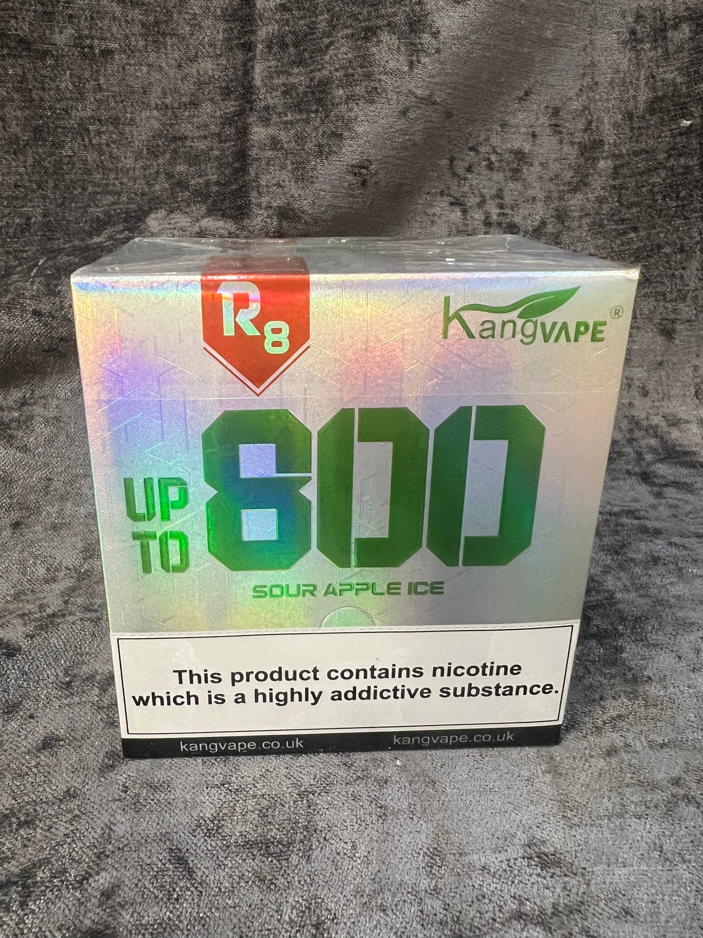 Kangvape 10 Pack Up to 800 Puff Per Vape -Sour Apple Ice Disposable Vape (R423)