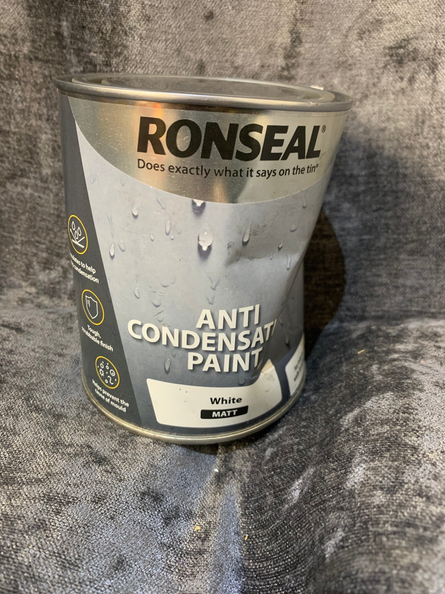 Ronseal Anti Condensation White Matt Damp seal paint, 0.75L (S577) (A*)