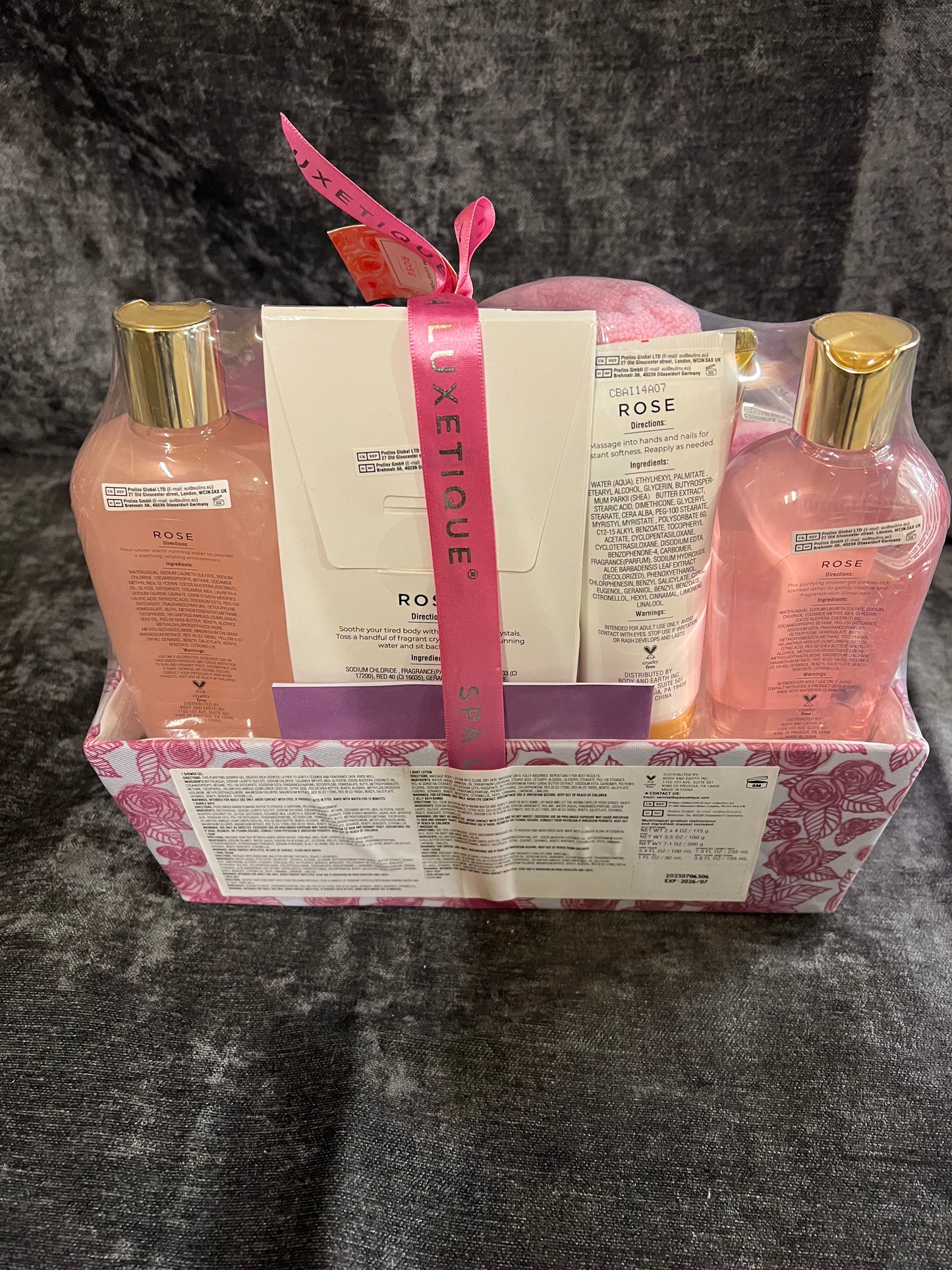 Rose Spa Luxetique Spa Gift Set