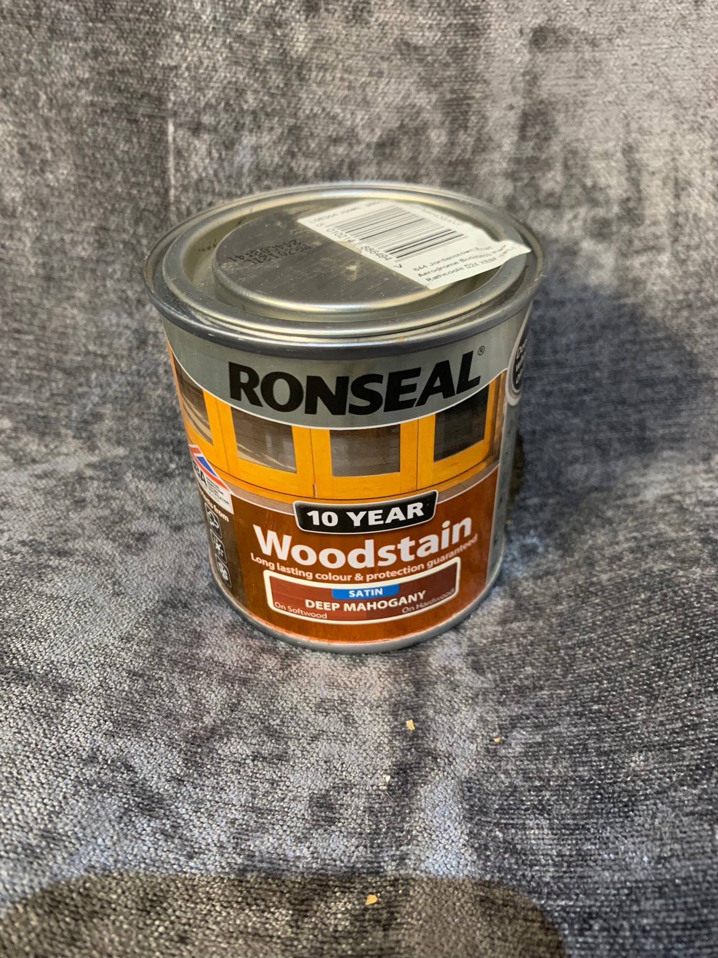 Ronseal Deep mahogany Satin  Wood stain 250ml (S584) (A*)