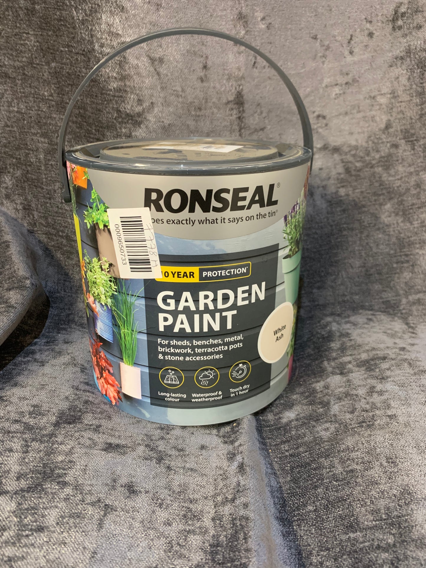 Ronseal Garden Paint White Ash 2.5 Litre (S599)