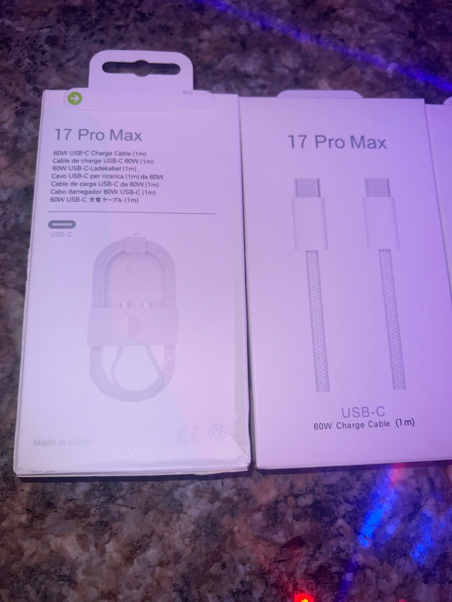 60w USB-C Charge Cable (1m) Pack of 3 BRAND NEW
