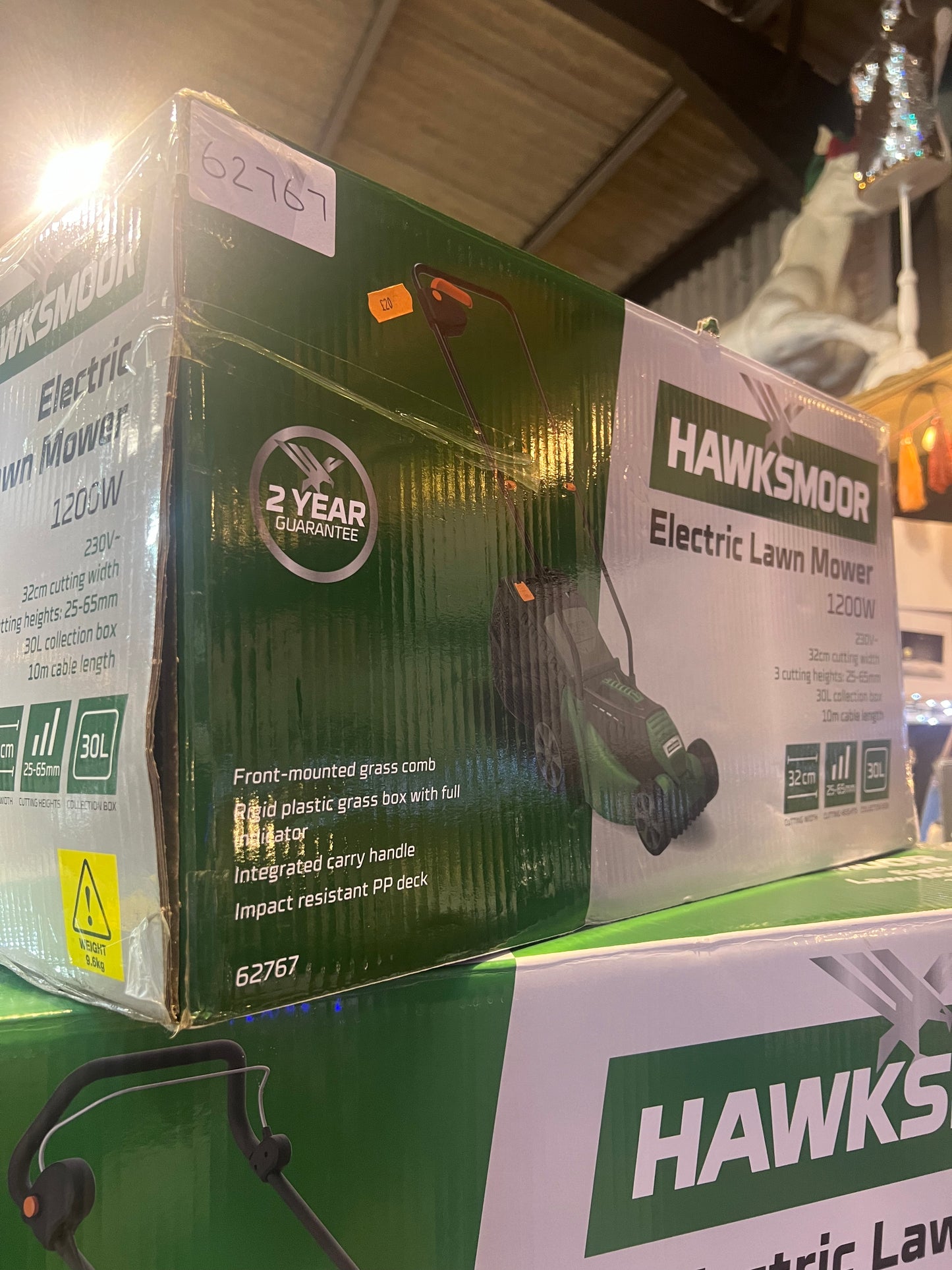 Hawksmoor 1200W 32cm Electric Lawnmower 230V (R259)