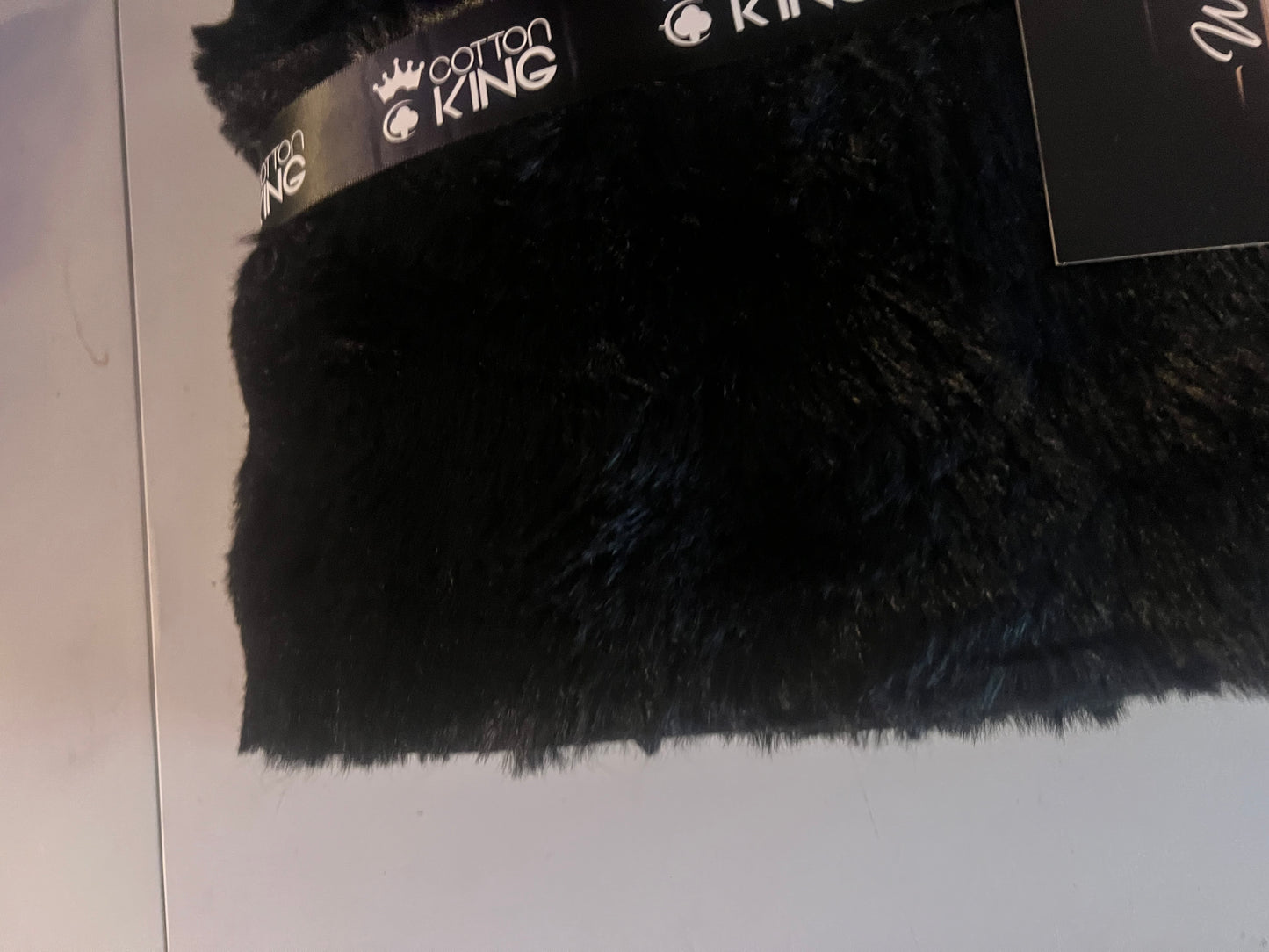 Cotton King Washable Rug 160cm x 230cm Black RRP £49