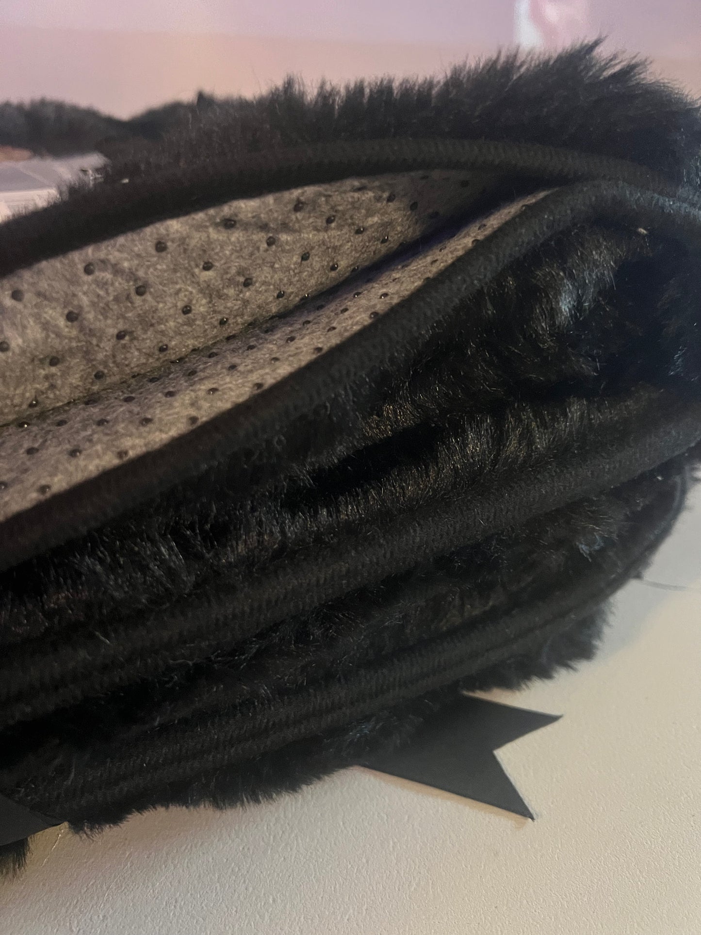 Cotton King Washable Rug 160cm x 230cm Black RRP £49
