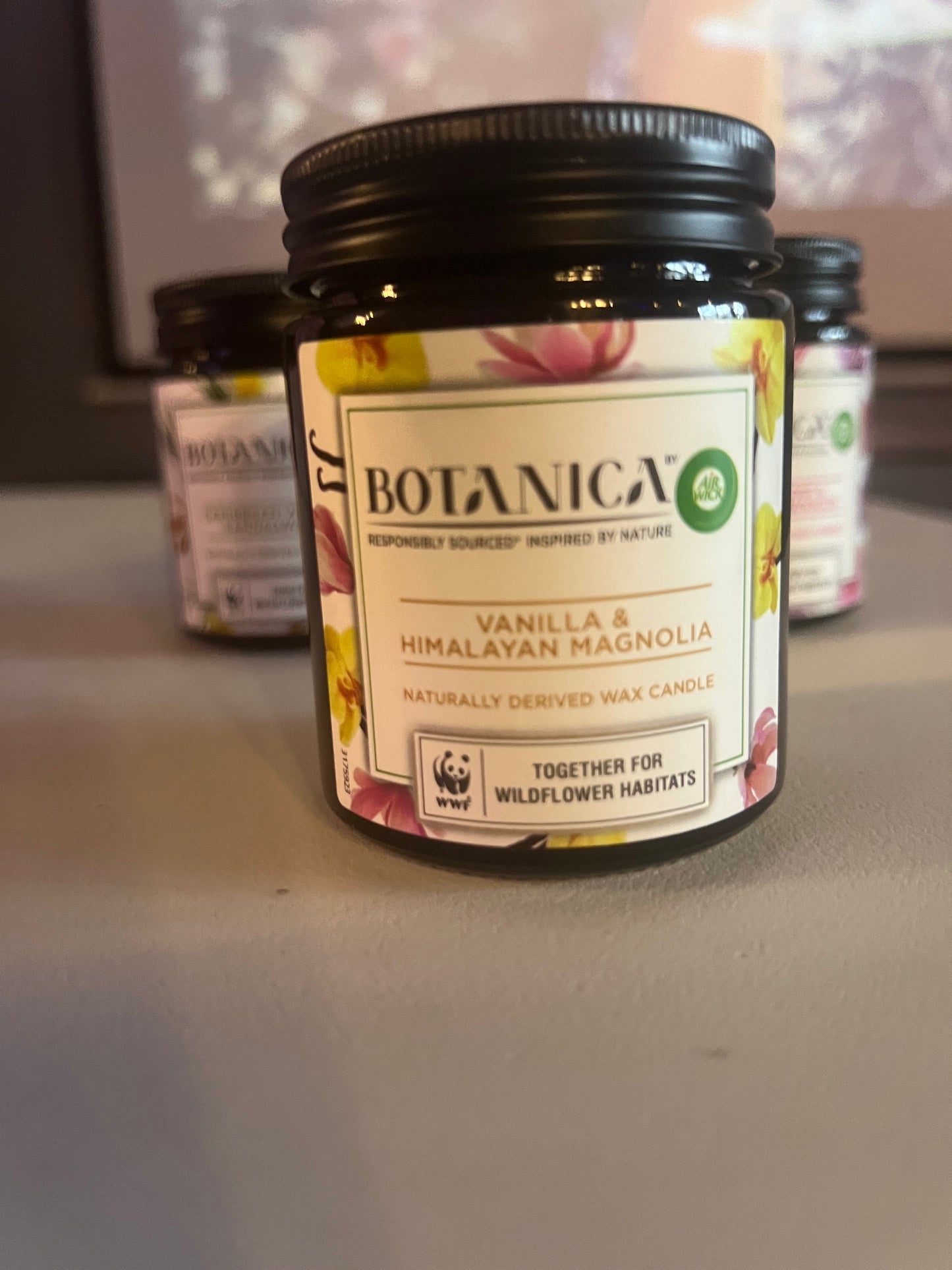 Botanica Airwick Set of 3 Candles in Glass Jar 120g per Candle BRAND NEW RRP £12.99 per candle!