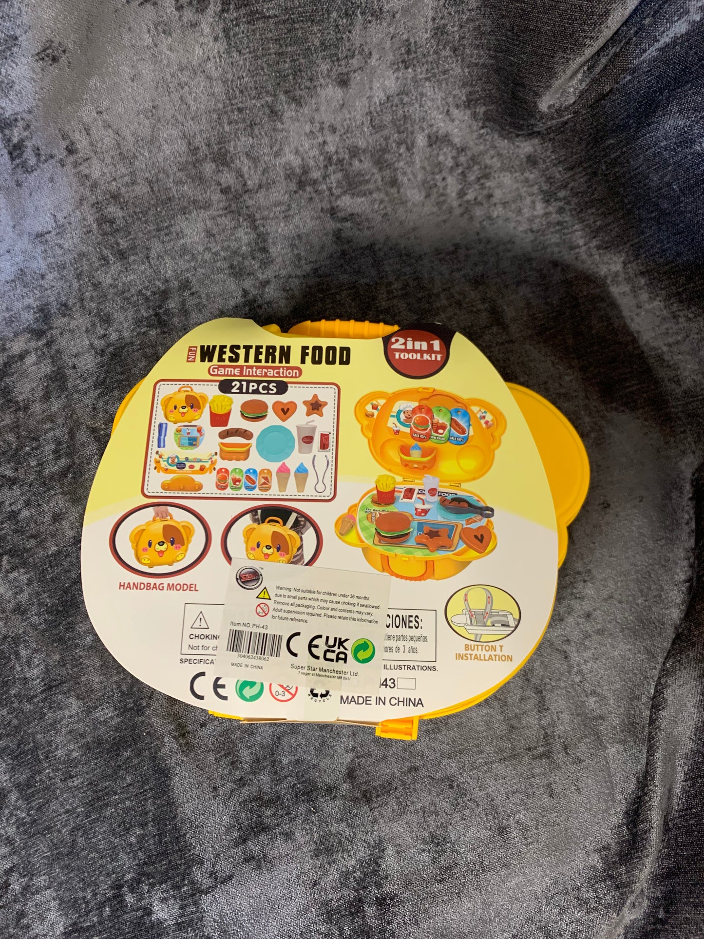 Western Food 2in1 Game Interaction Food (S749)