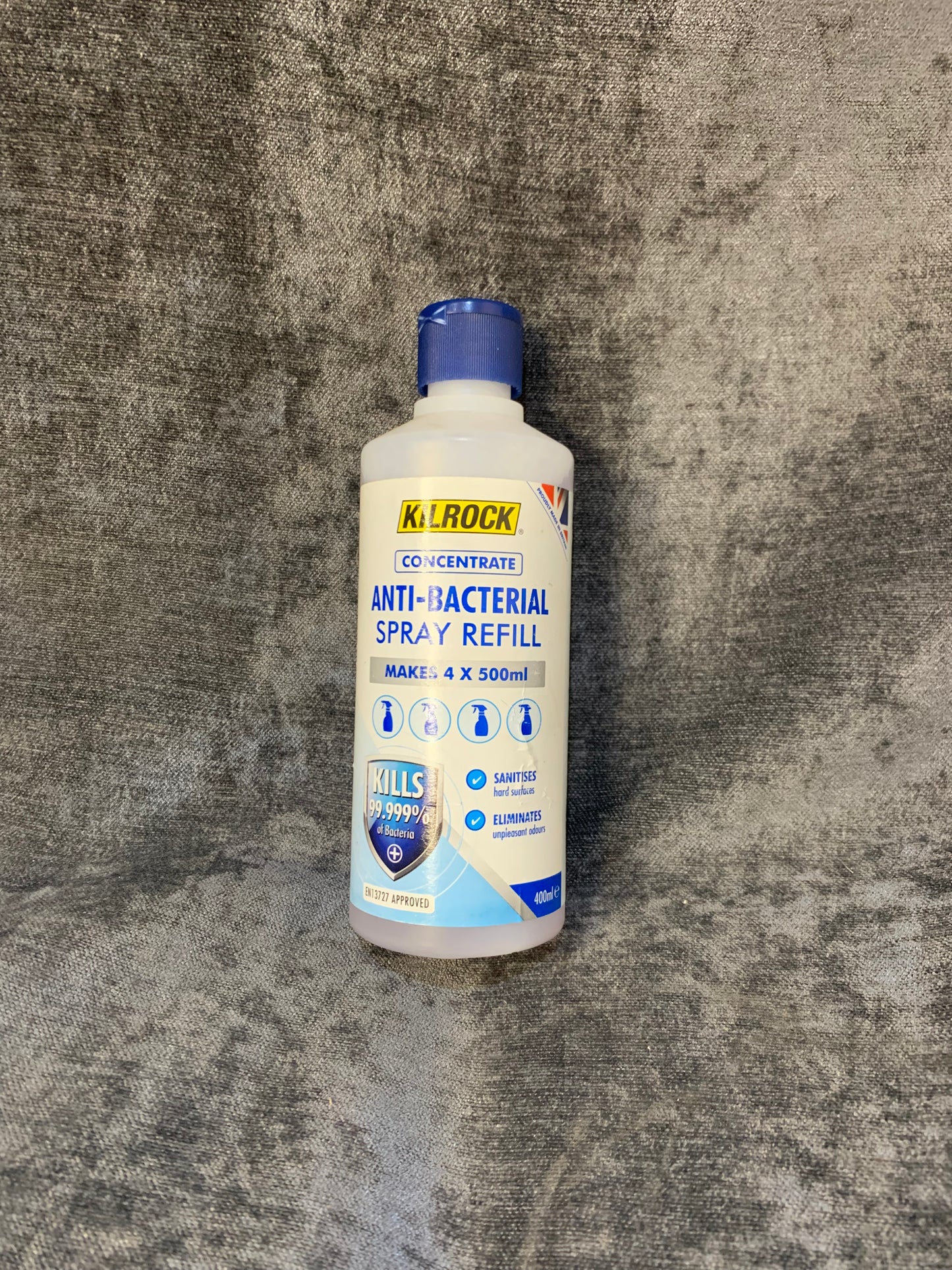 Kilrock Concentrated Anti-bacterial Multi-surface Spray refill, 400g (S752) (E**)