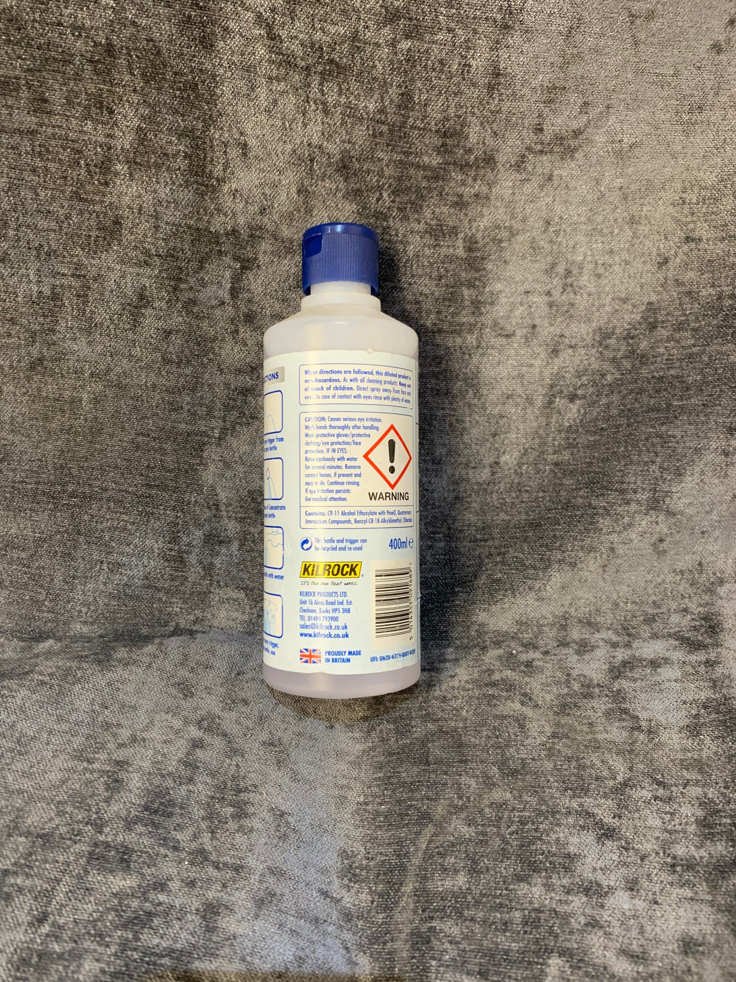 Kilrock Concentrated Anti-bacterial Multi-surface Spray refill, 400g (S752) (E**)