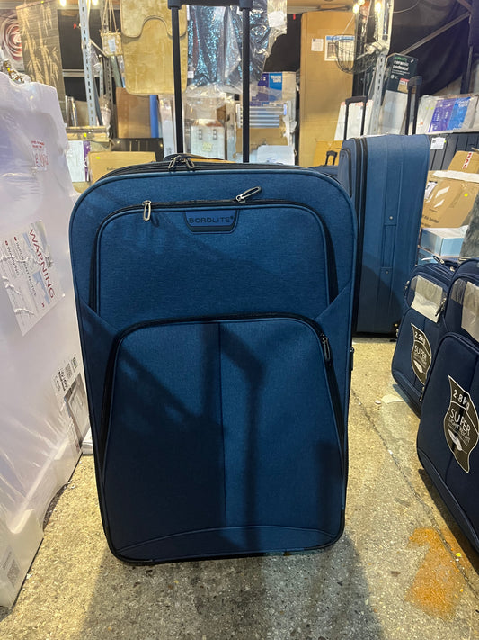 Bordlite navy blue large suitcase (S239)