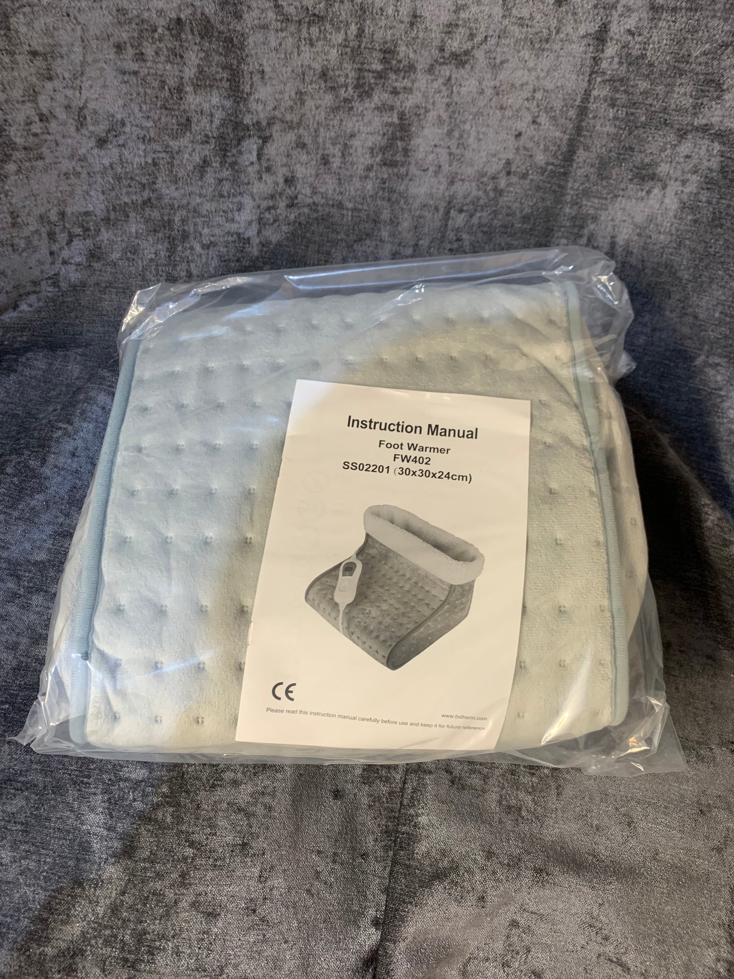 Grey Electric Foot Warmer (S787)