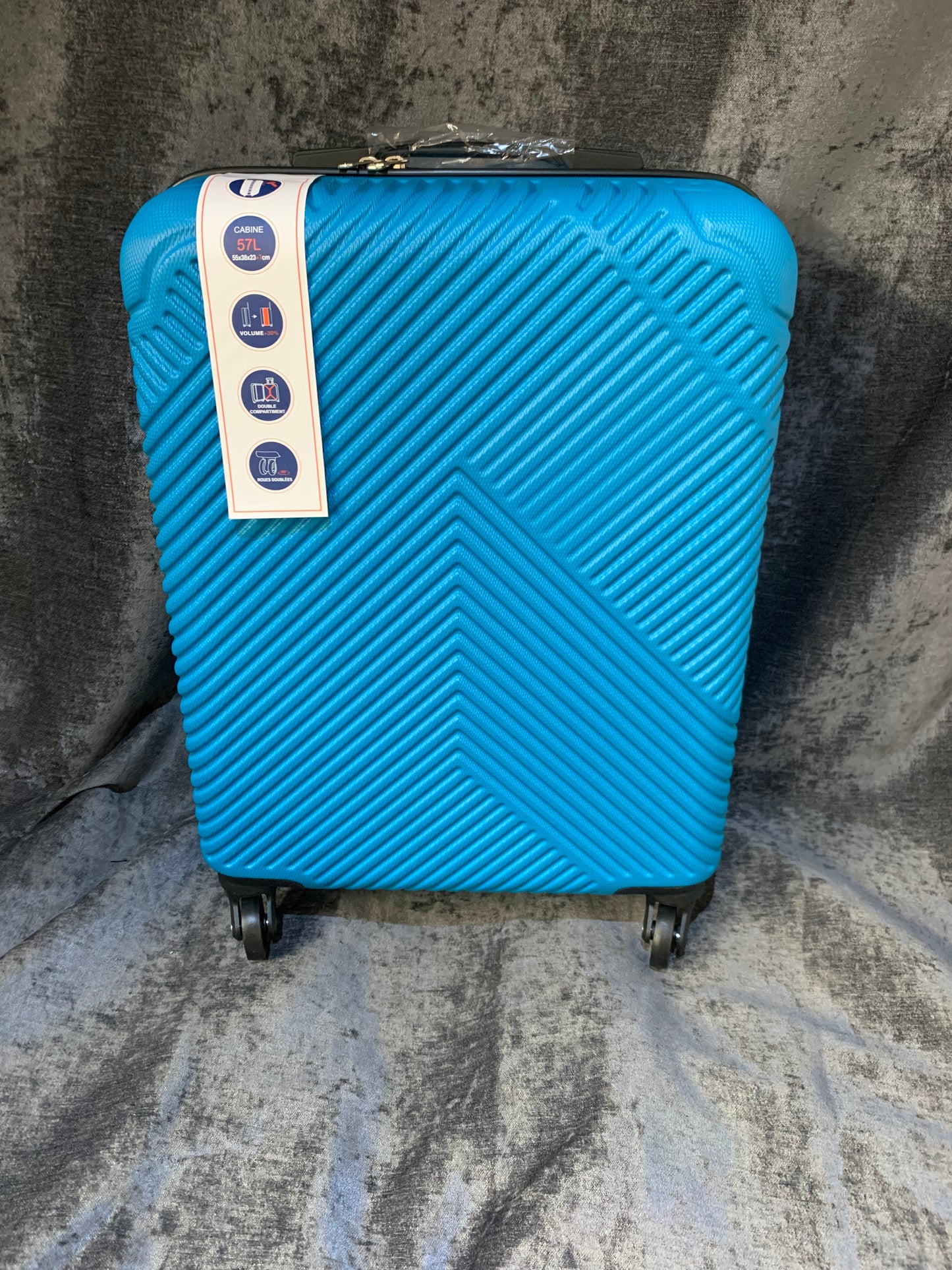 Blue Hard Shell Small Suitcase (S790) COLLECTION ONLY!!