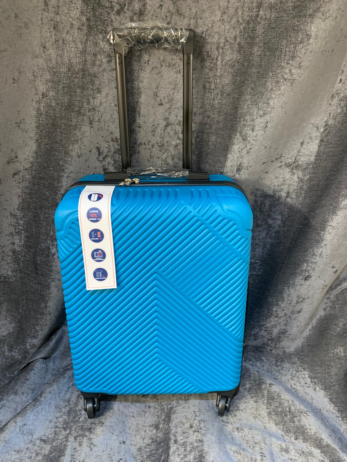 Blue Hard Shell Small Suitcase (S790) COLLECTION ONLY!!